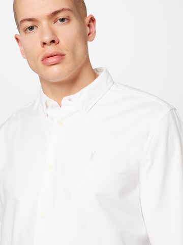 AllSaints Regular fit Button Up Shirt 'HERMOSA' in White
