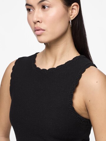PIECES Gebreide top in Zwart