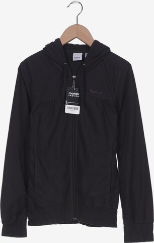 Reebok Sweatshirt & Zip-Up Hoodie in XS in Black: front