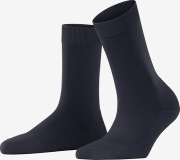 FALKE Socken 'ClimaWool' in Blau: Vorderseite