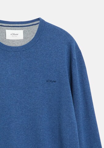s.Oliver Men Big Sizes Sweater in Blue