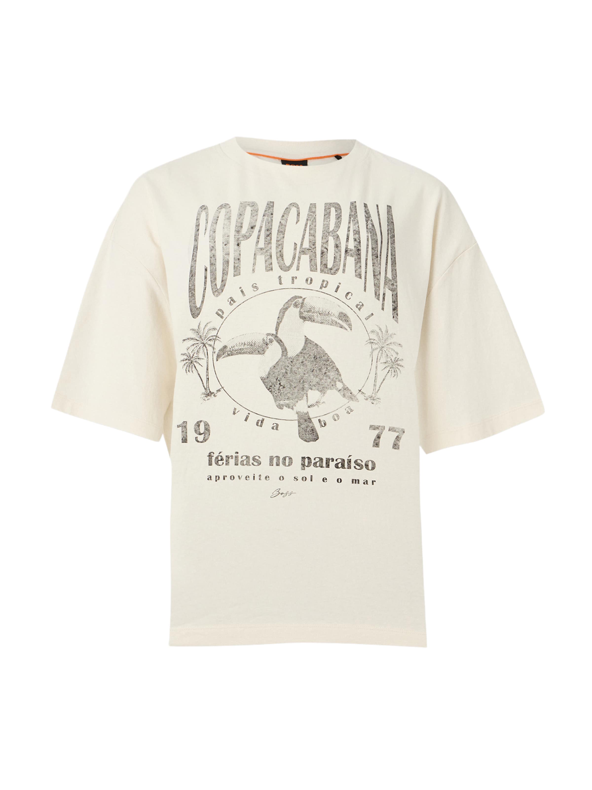 BOSS - Camiseta 'C_Eboys_2' en blanco: frente