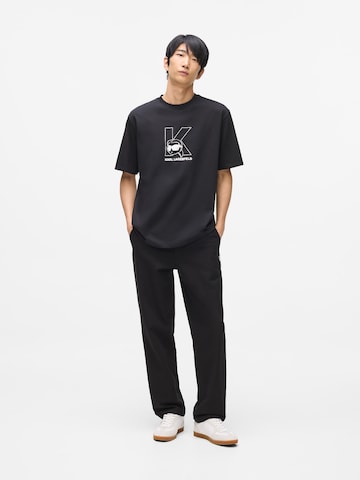 Karl Lagerfeld Shirt 'Ikon' in Zwart