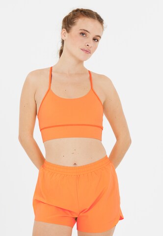 ENDURANCE Bralette Sports bra 'Raleigh' in Orange: front