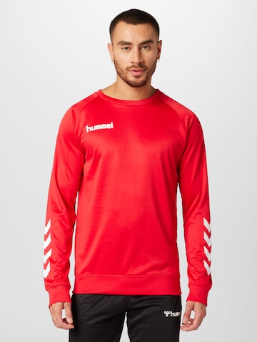 HummelSportska sweater majica - crvena boja: prednji dio