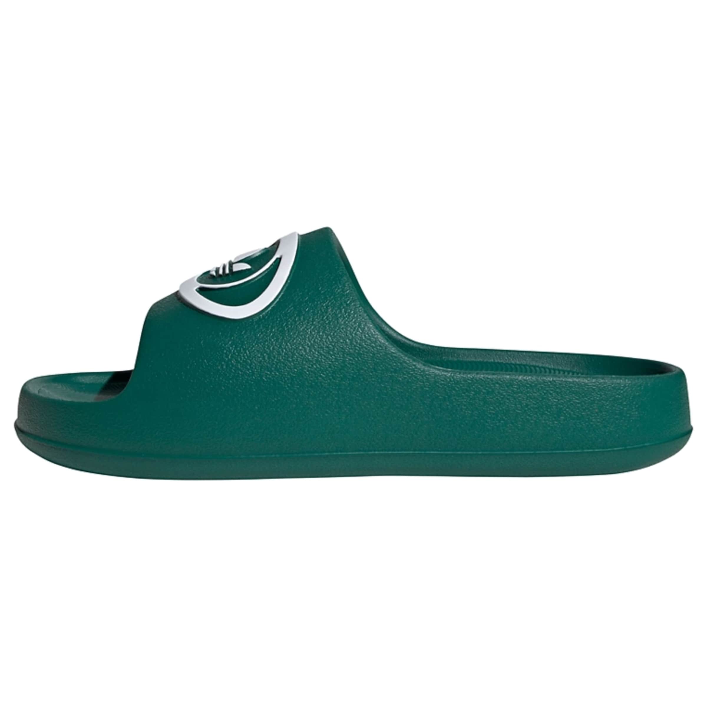 ADIDAS ORIGINALS - Zapatos abiertos 'Adilette 00s' en verde: frente