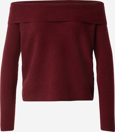 AMERICAN VINTAGE Pull-over 'RAXOW' en rouge foncé, Vue avec produit