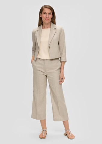 s.Oliver BLACK LABEL Wide leg Pants in Beige