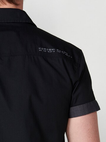 Regular fit Camicia di KOROSHI in nero