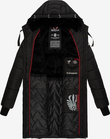 NAVAHOO Χειμερινό παλτό 'Alpenveilchen' σε μαύρο