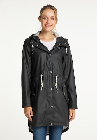 Schmuddelwedda Raincoat 'Bridgeport' in Black: front