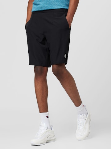 BIDI BADU Regular Workout Pants in Black: front