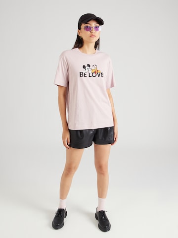 T-shirt UNITED COLORS OF BENETTON en rose