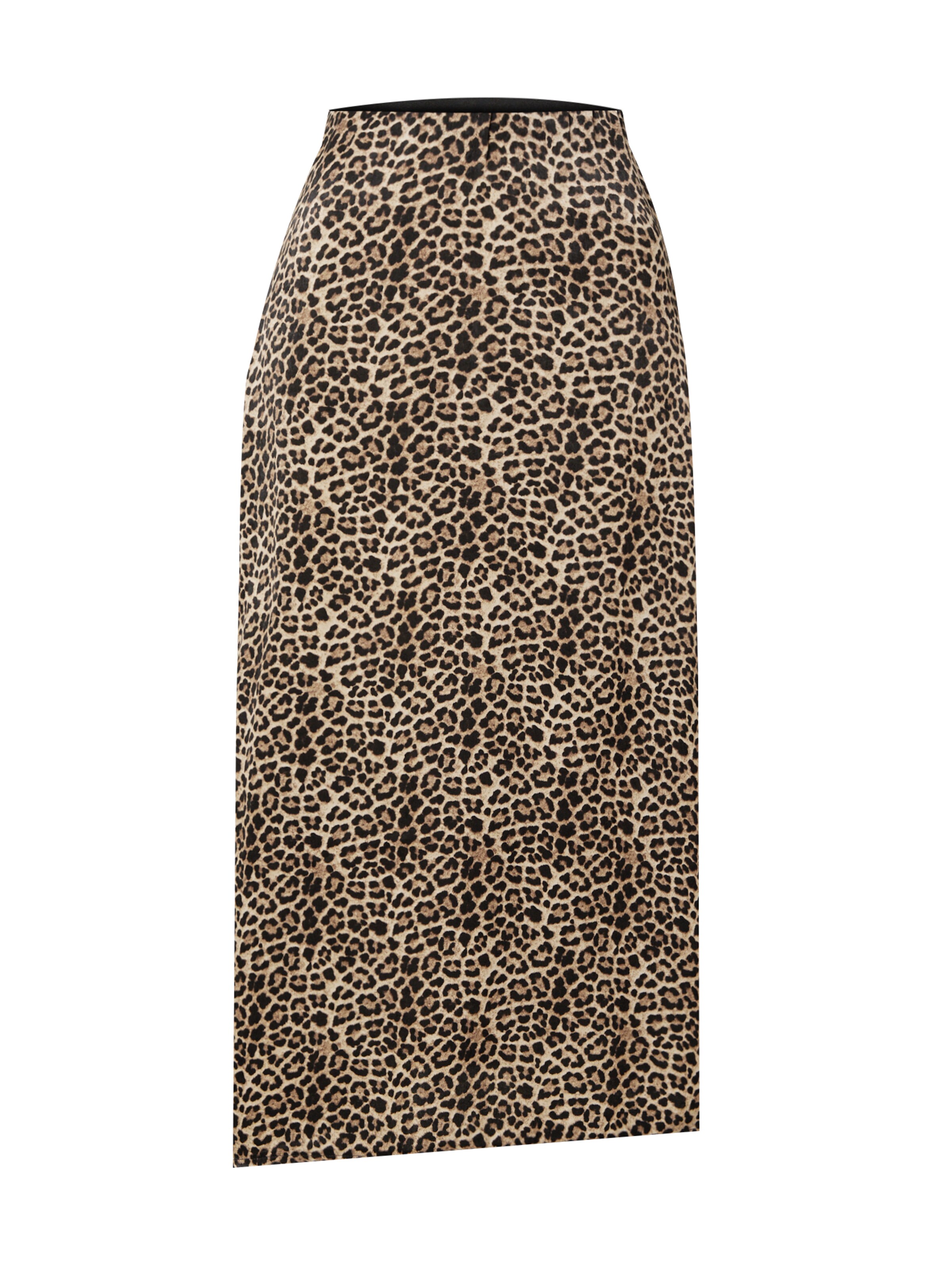 Jupe 'OBJNANA' OBJECT en marron : devant