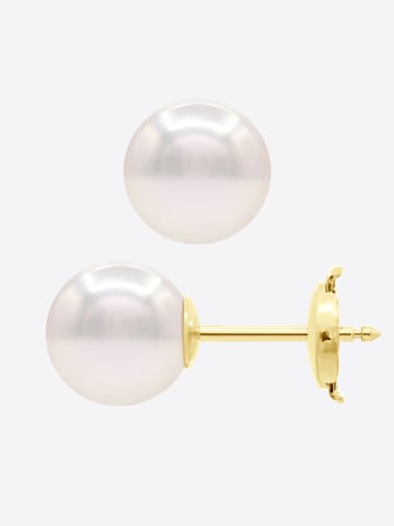 Boucles d'oreilles 'MIYAZAKI' Ateliers Saint Germain en jaune : devant