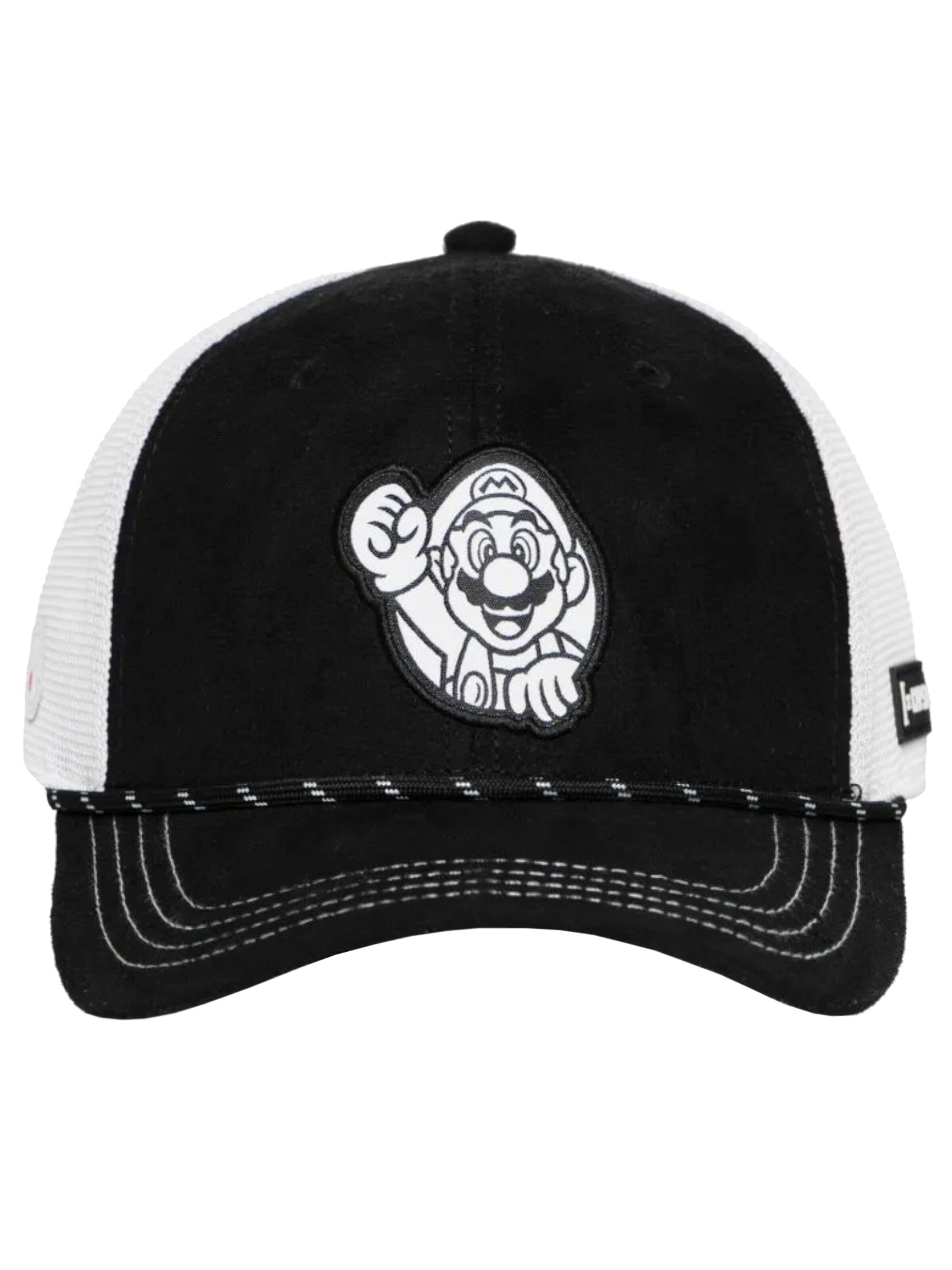 Capslab Cap 'Capslab Super Mario Trucker Cap' in Black