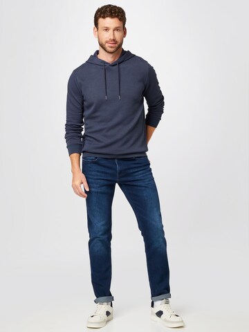 TOM TAILOR DENIM Sweatshirt in Blau