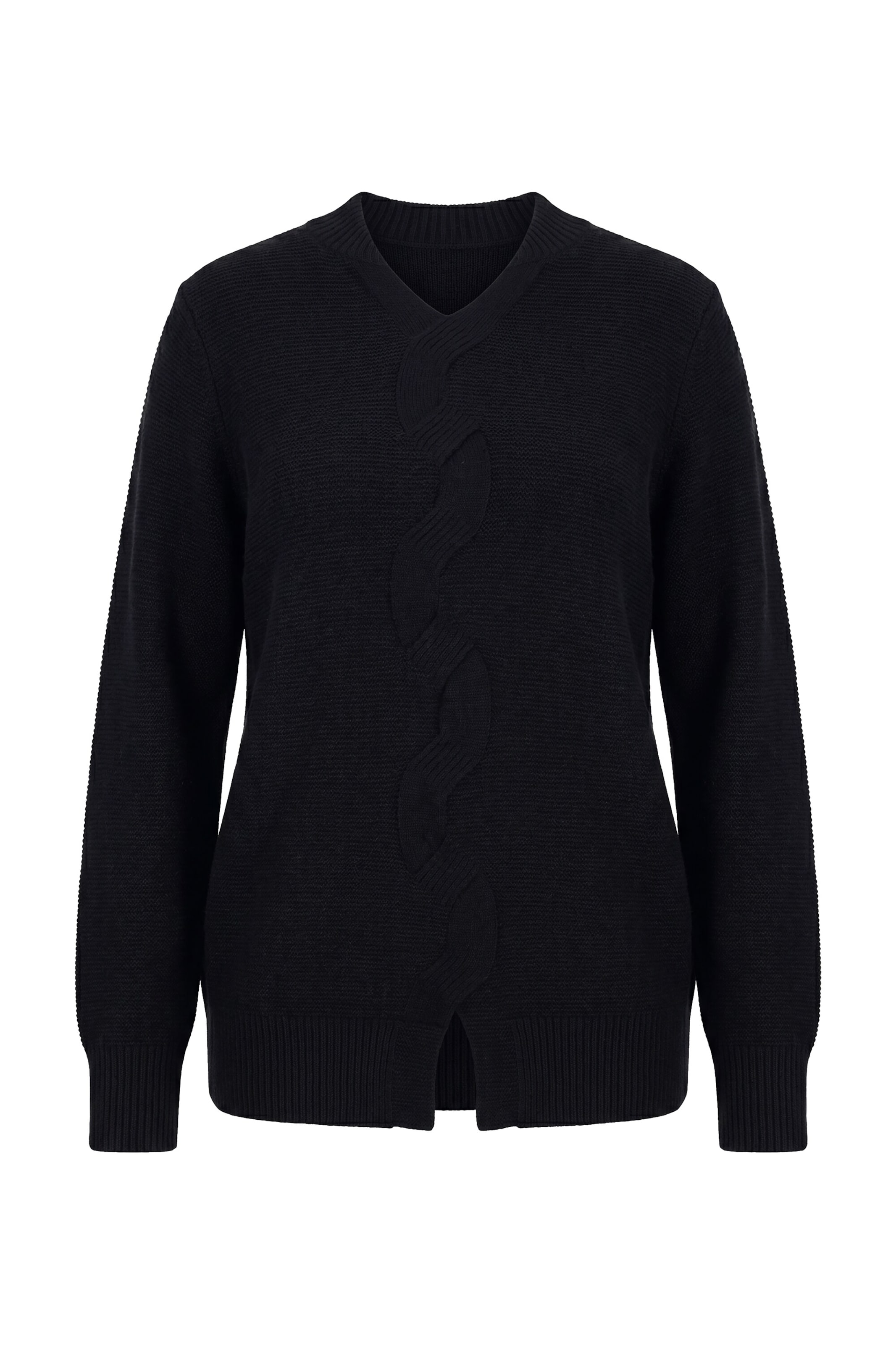 Ulla Popken Sweater in Black: front
