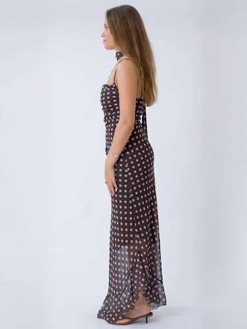 Rochie ' Bellagio ' de la ITS MAY pe albastru: lateral