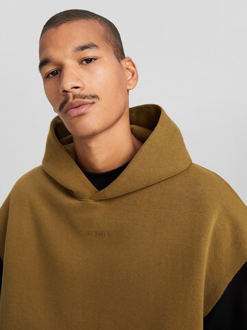 Bershka Sweatshirt in Grün