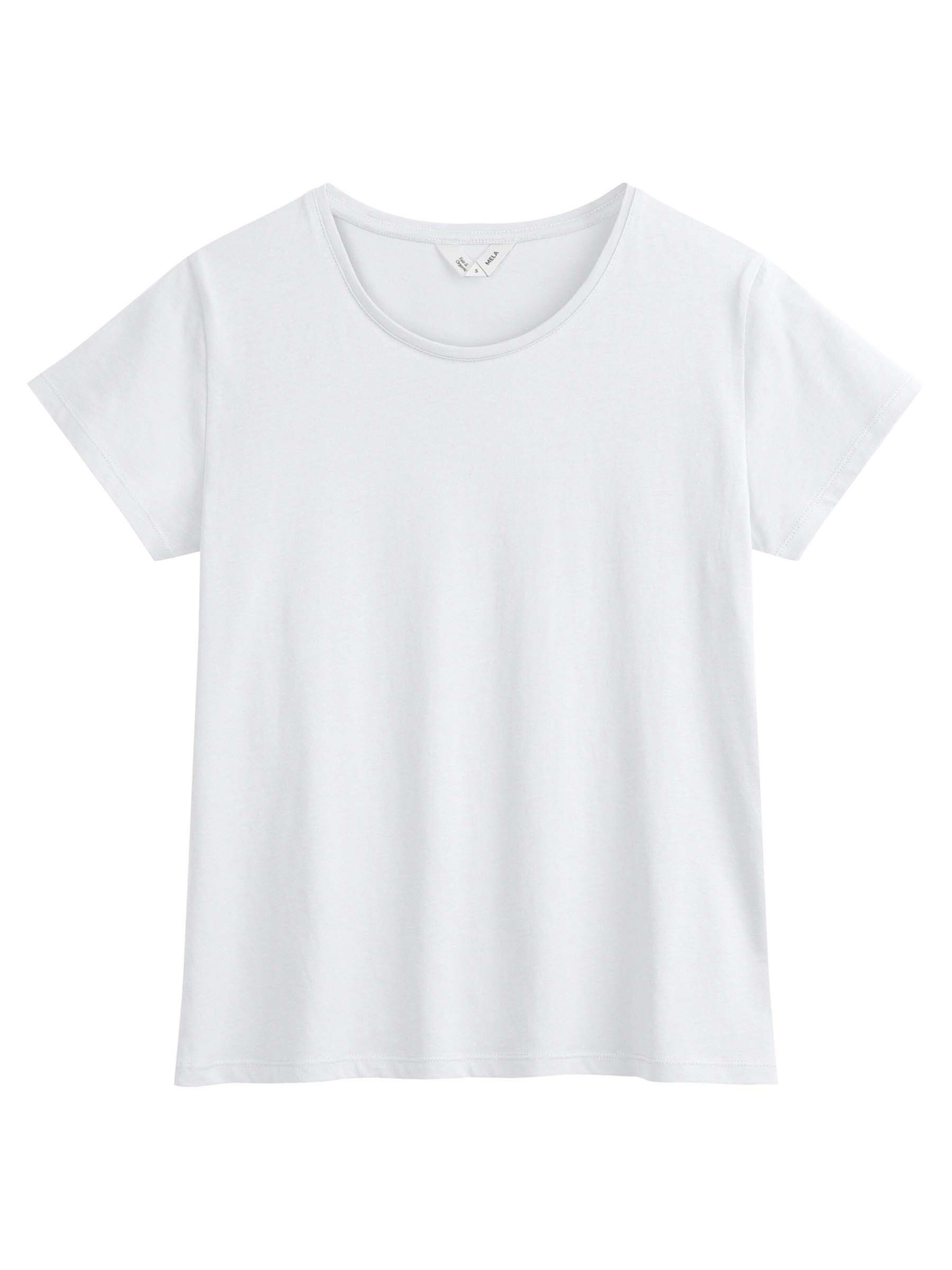 MELA - Camiseta en blanco: frente