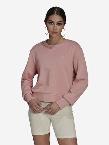 Sweat-shirt ADIDAS ORIGINALS en rose : devant