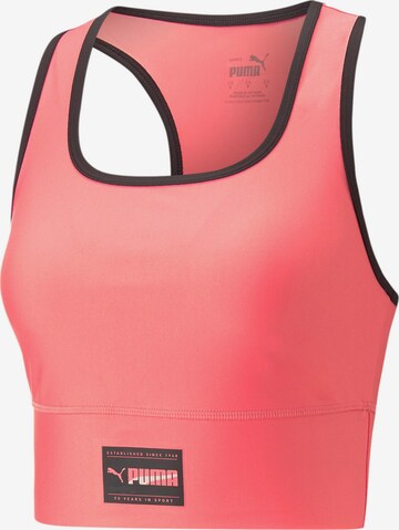 PUMA - Top deportivo en rosa: frente