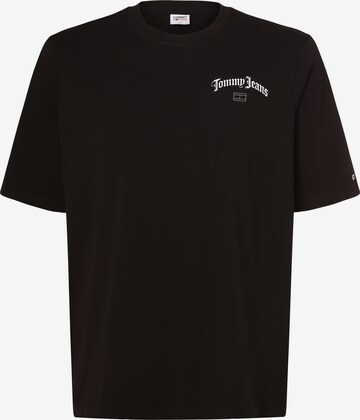 Tommy Jeans Plus Tričko – černá: přední strana