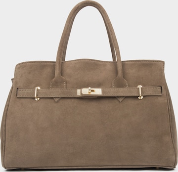 Estro Handtas '2429' in Bruin: voorkant
