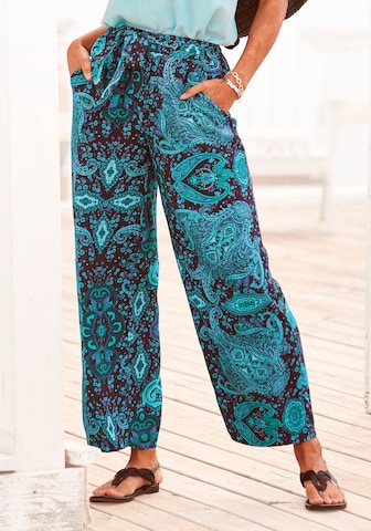 VIVANCE Pyjamahose 'VIVANCE' in Blau