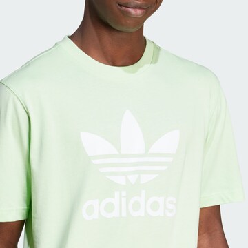 ADIDAS ORIGINALS - Camisa 'Adicolor Trefoil' em verde