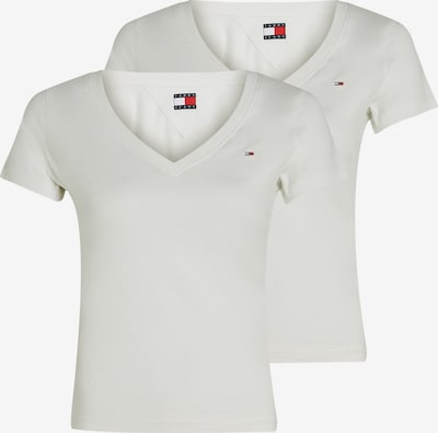 Tommy Jeans Μπλουζάκι σε XXS σε σκούρο μπλε / λευκό, Άποψη προϊόντος