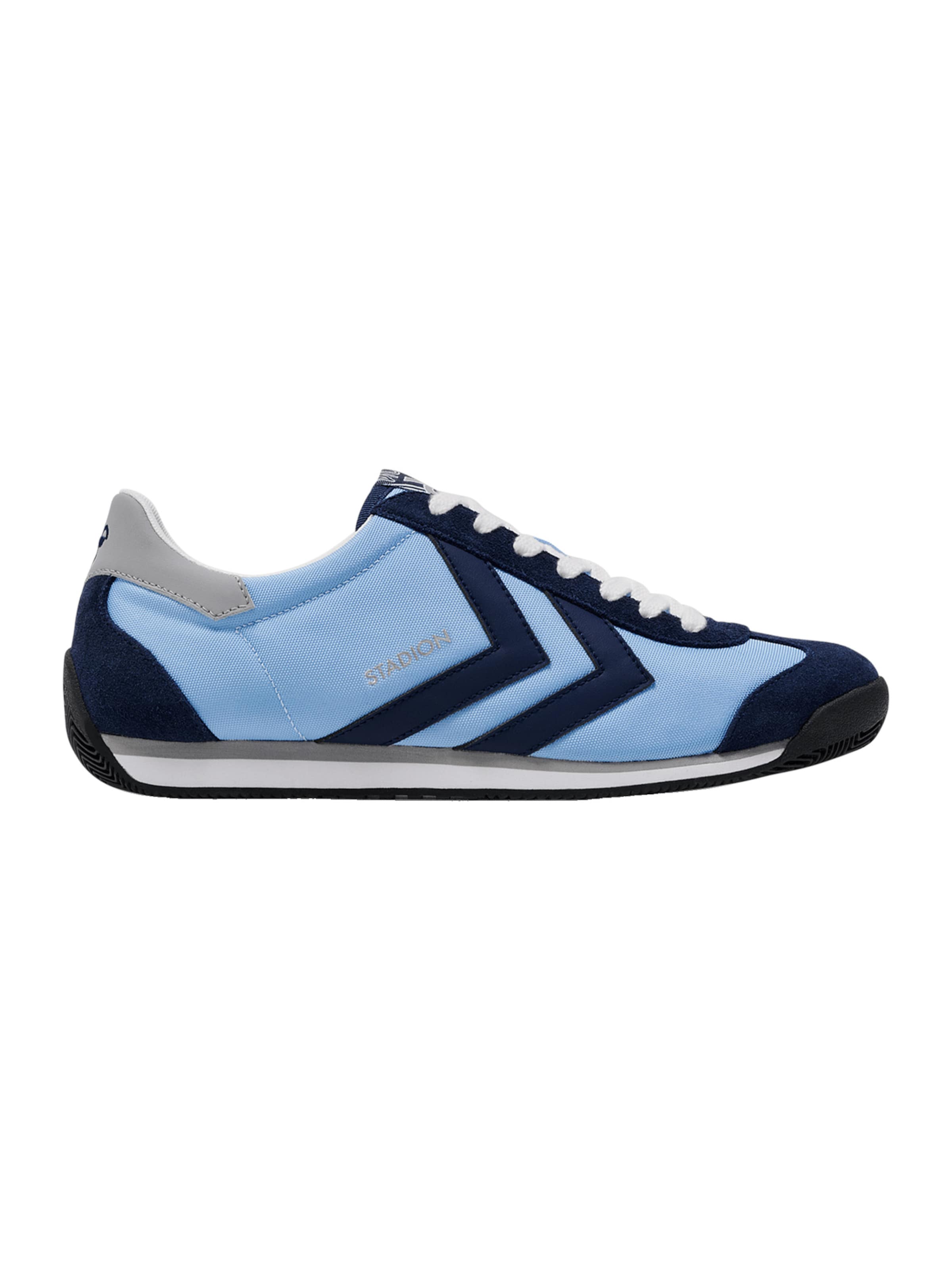 Hummel Sneakers laag 'Stadion' in de kleur Hemelsblauw / Donkerblauw / Grijs, Productweergave