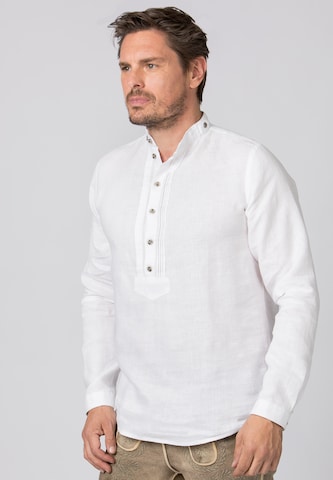 STOCKERPOINT Regular fit Traditional Button Up Shirt 'Senna' in White: front