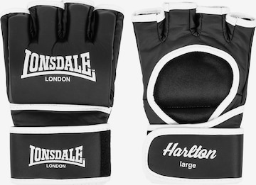 LONSDALE - Guantes deportivos 'Harlton' en negro: frente