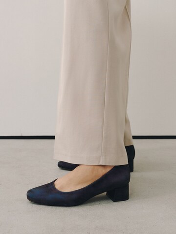 Next - Zapatos con plataforma en azul