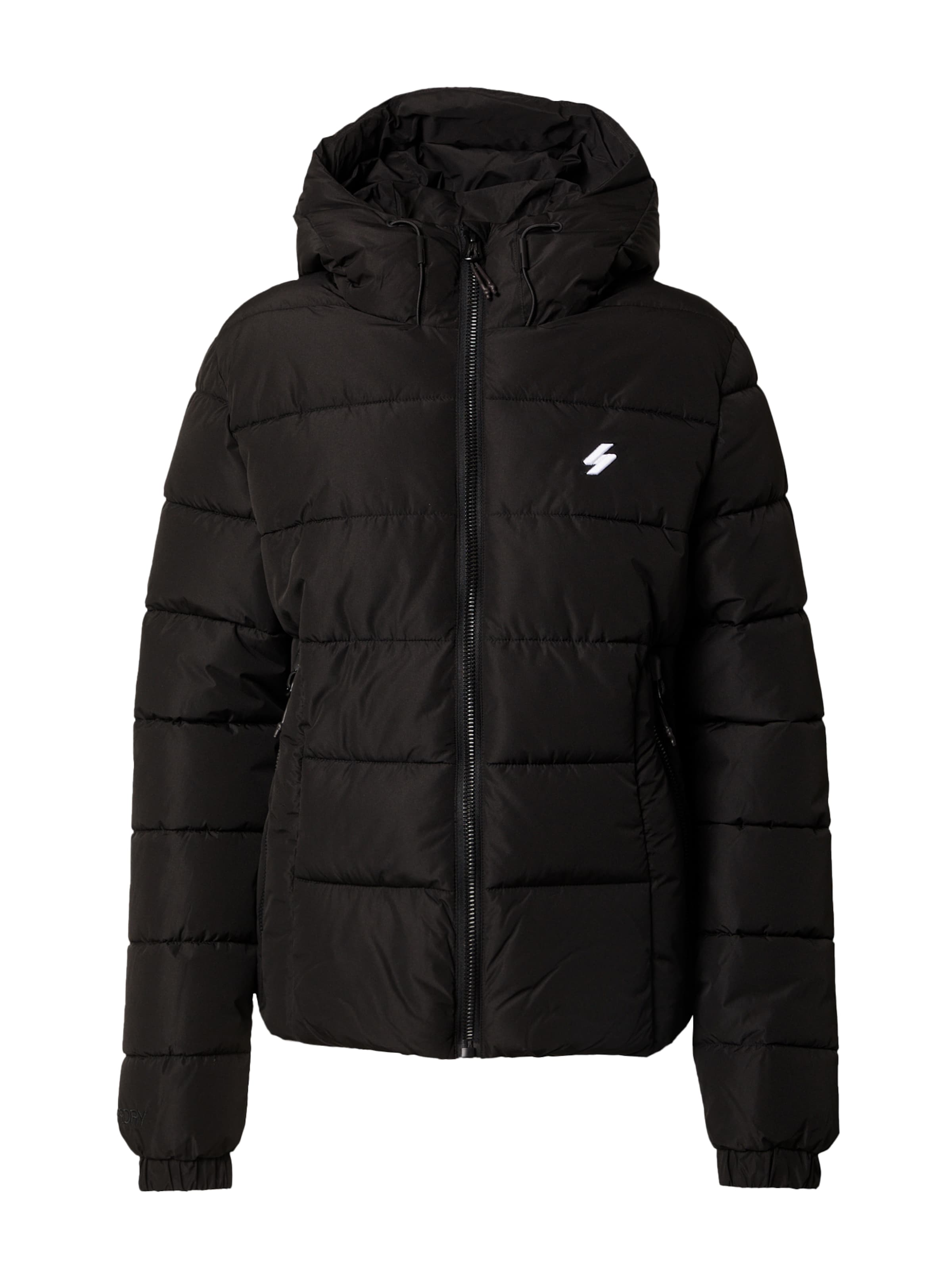 Veste mi-saison Superdry & Co en noir : devant