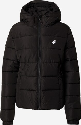 Superdry Between-Season Jacket in Black: front