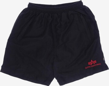 ALPHA INDUSTRIES Shorts in 33 in Black: front