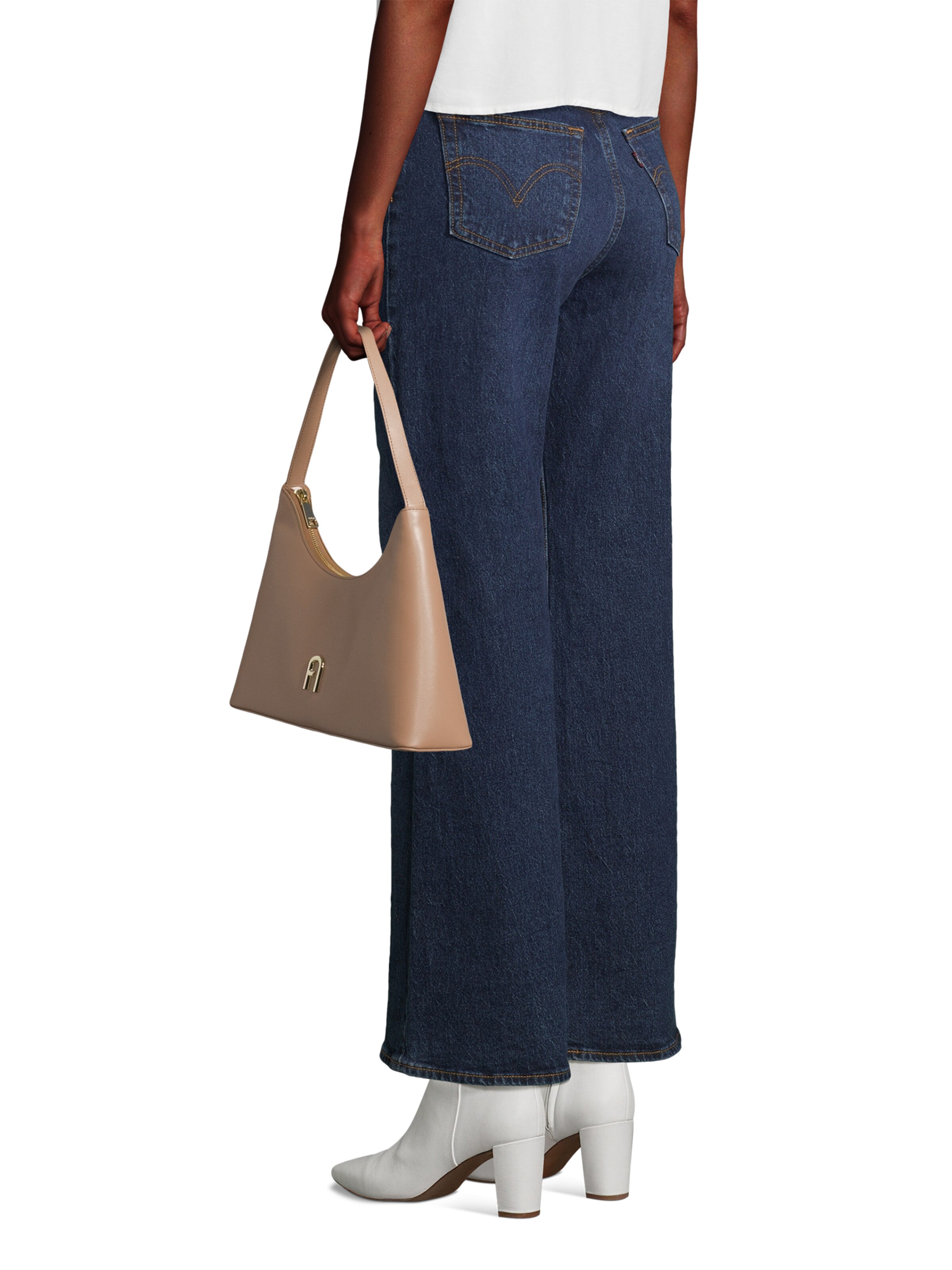 FURLA Наплечная сумка 'Diamante' в Коричневый: спереди