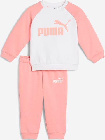 PUMA - Fato de jogging 'Essentials' em rosa: frente