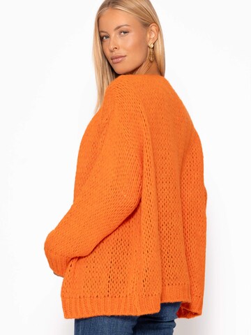 SASSYCLASSY Oversized Cardigan in Orange