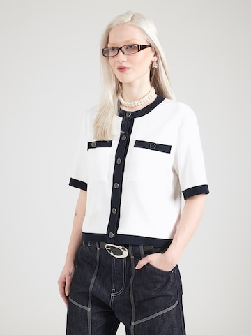 Cardigan 'Sloane' Barbour en blanc : devant