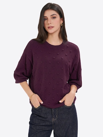 Pullover di Imily Bela in rosa: frontale