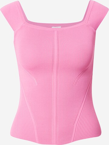 River Island Knitted top in Pink: front