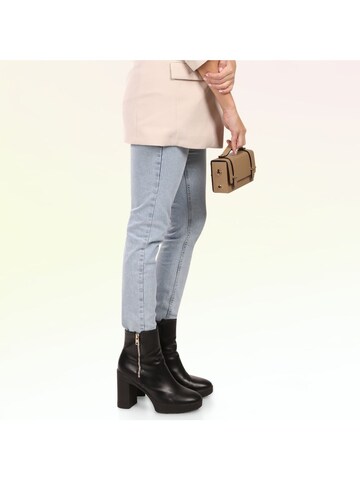 Borsa a mano di Toscanto in beige: frontale