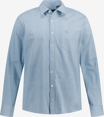 JP1880 Regular fit Button Up Shirt in Blue: front