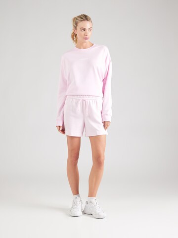 ADIDAS SPORTSWEAR Loosefit Sportovní kalhoty 'Essentials' – pink