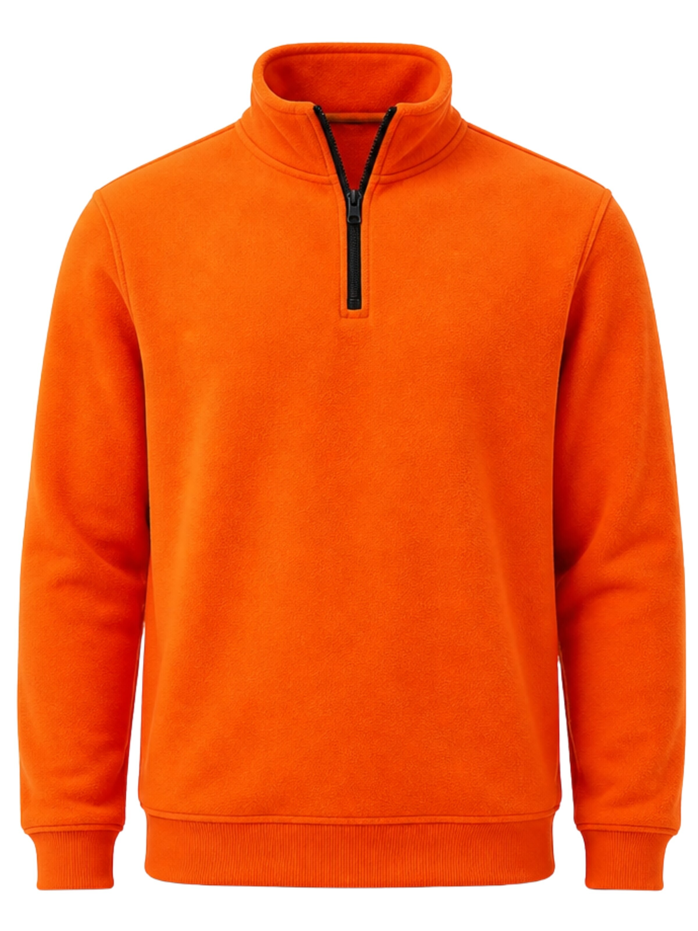 LOUIS LECLER Sweatshirt 'Remy' in S in de kleur Oranjerood, Productweergave