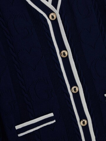 GUESS Strickjacke in Blau